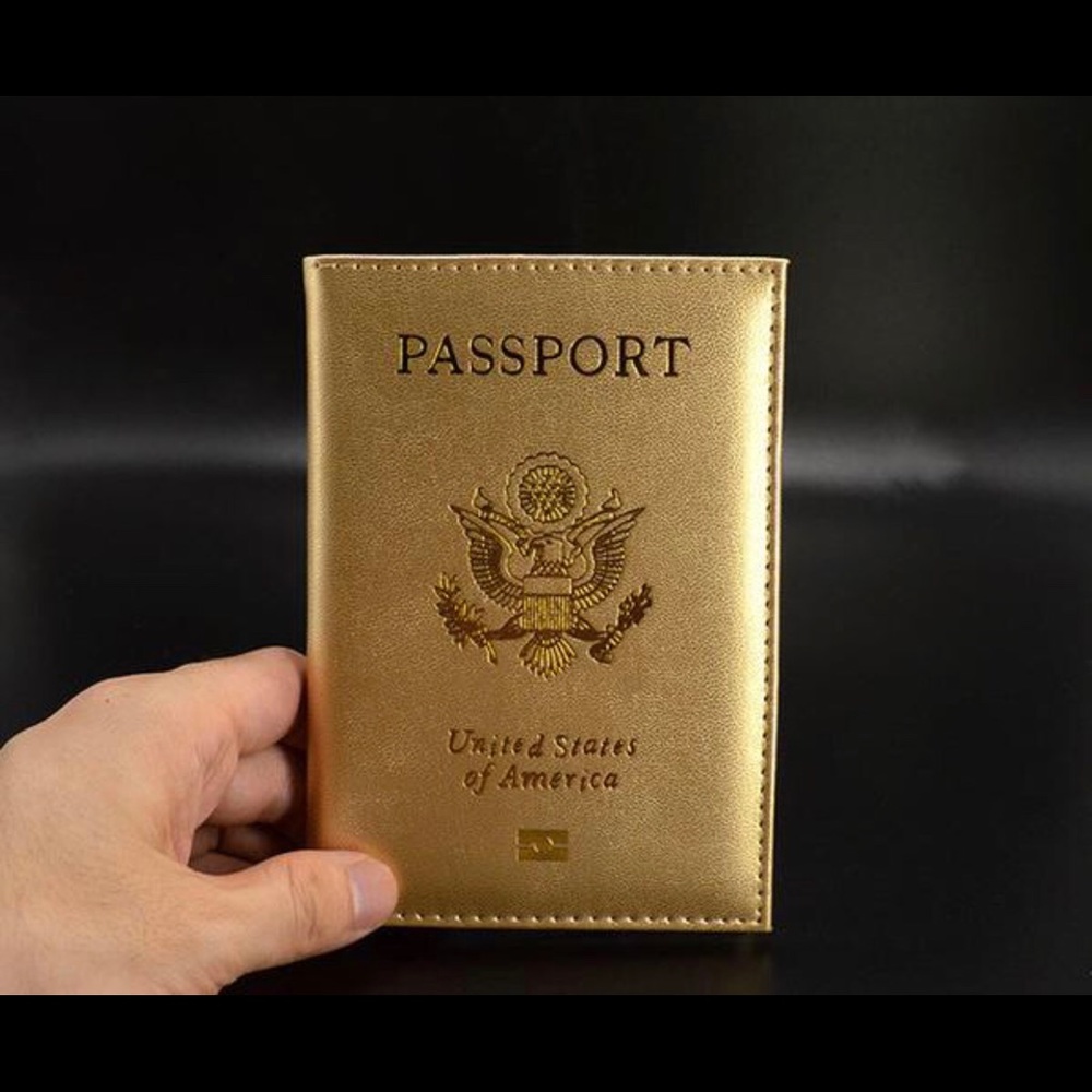 GOLD NEW PASSPORT COVERS